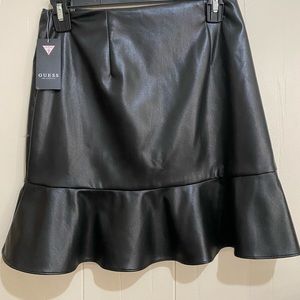 GUESS | Caspin Faux- Leather mini skirt